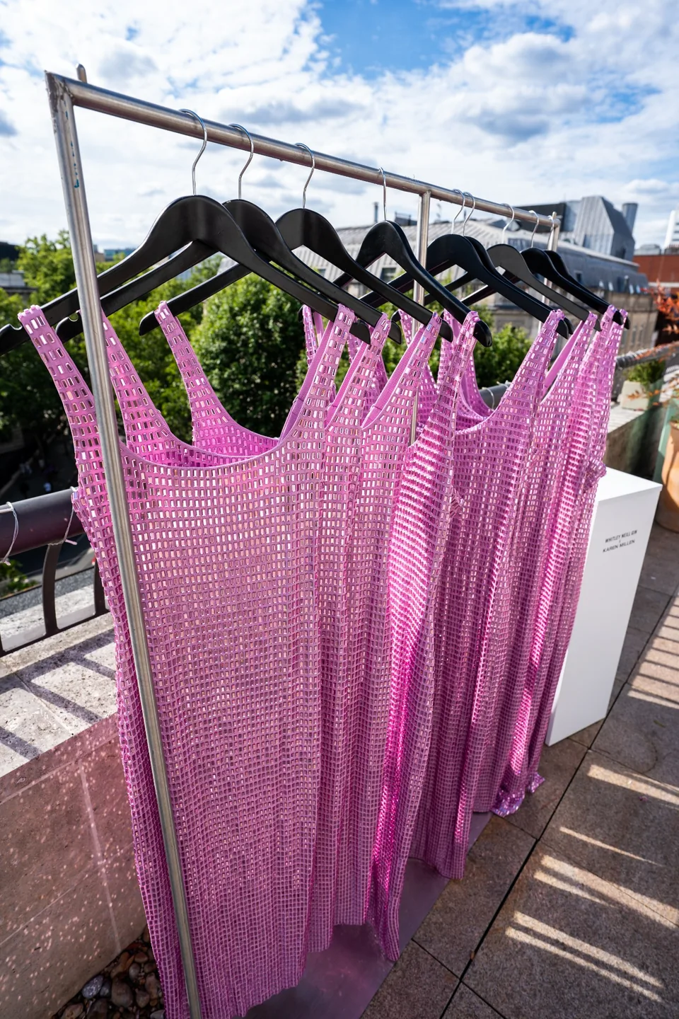 Crystal embellished Karen Millen and Whitley Neill dresses at Kitty Hawk