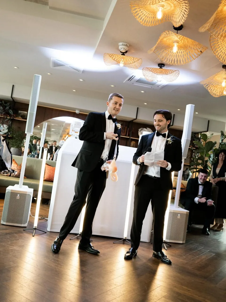 Wedding speeches at Kitty Hawk London